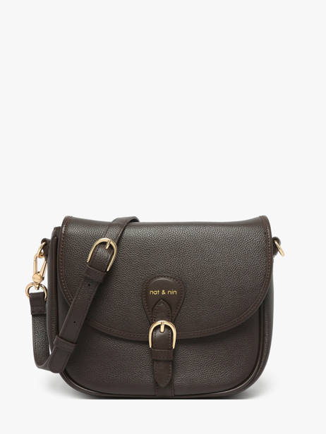 Cross Body Tas Vintage Leder Nat et nin Bruin vintage OLIVIA